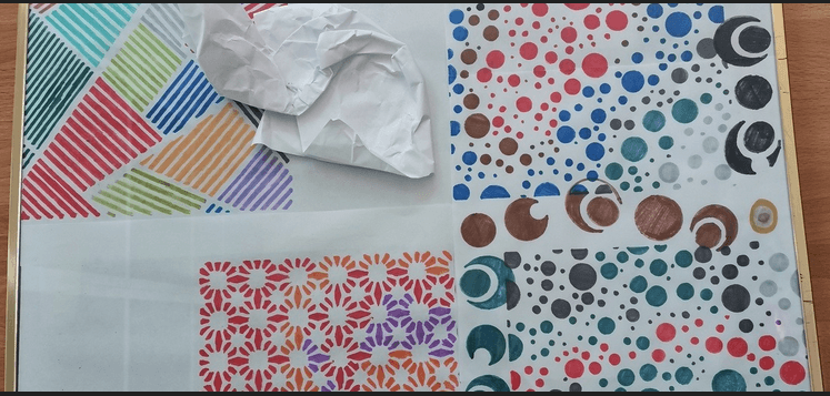 Mood painting representing Bipolar Disorder with symbolic elements